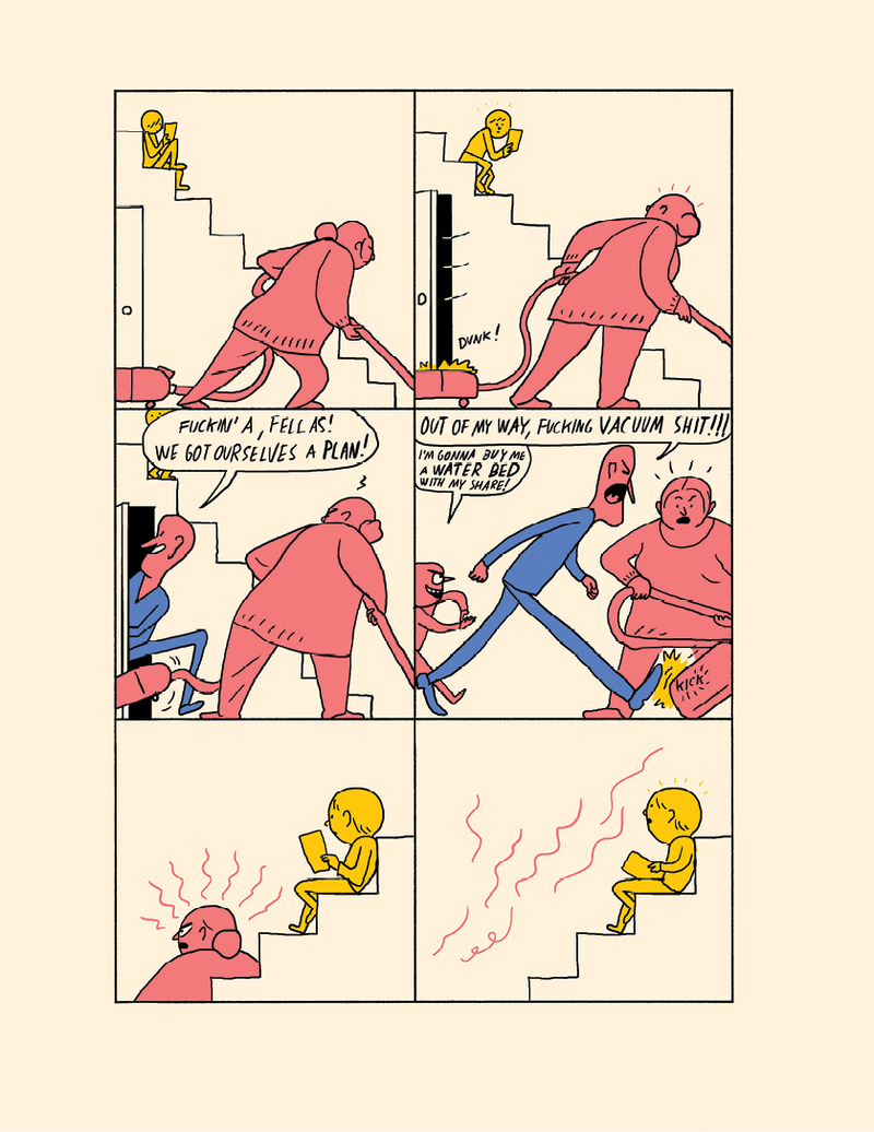 Illustration for article titled Exclusive D&Q preview: A heist is born in Kaltenborn’s Adult Contemporary